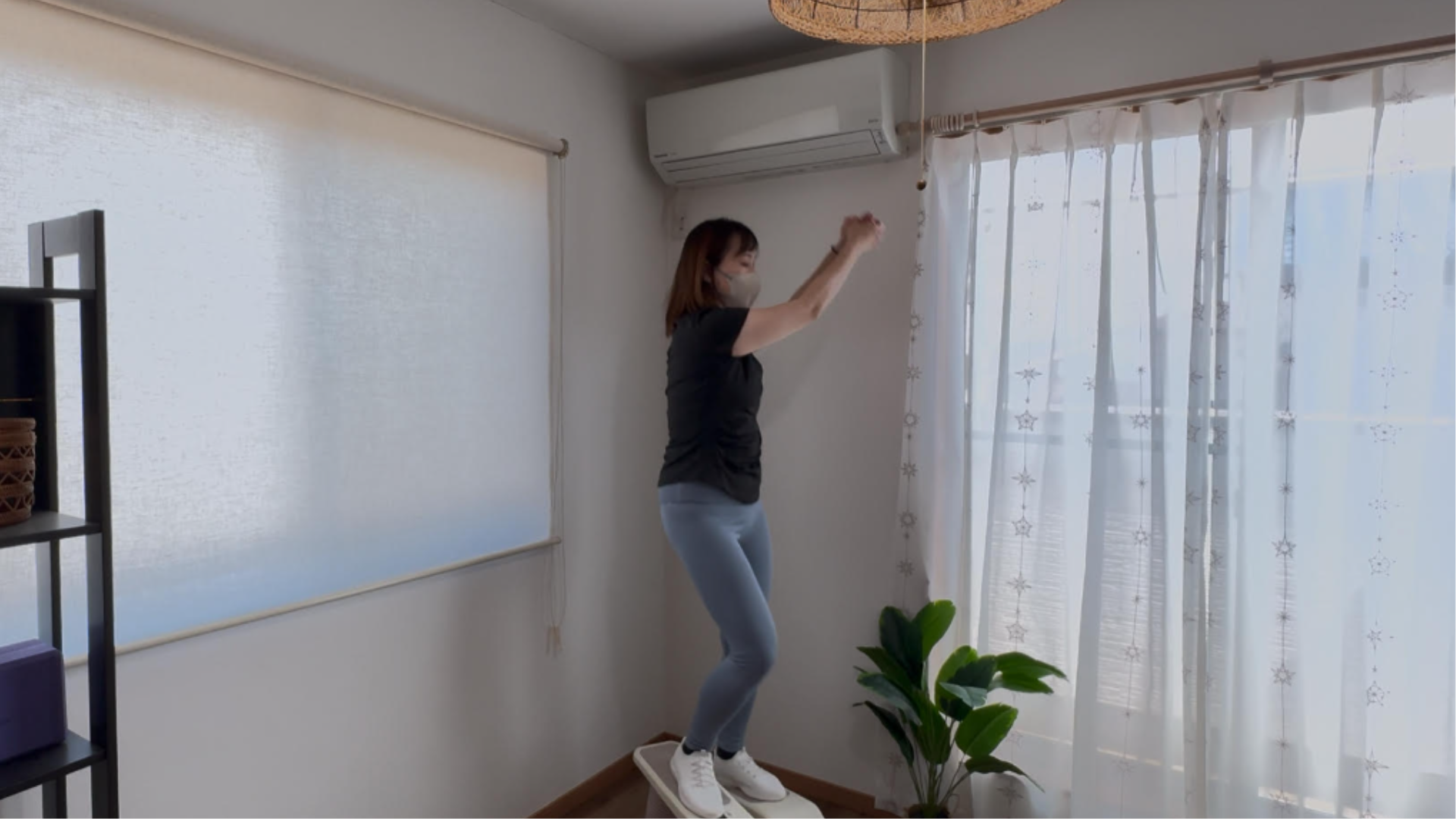 ステッパー×立ち腹筋のコツ Jun20,